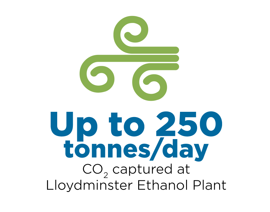 Up to 250 tonnes/day CO2 captured at Lloydminster Ethanol Plant